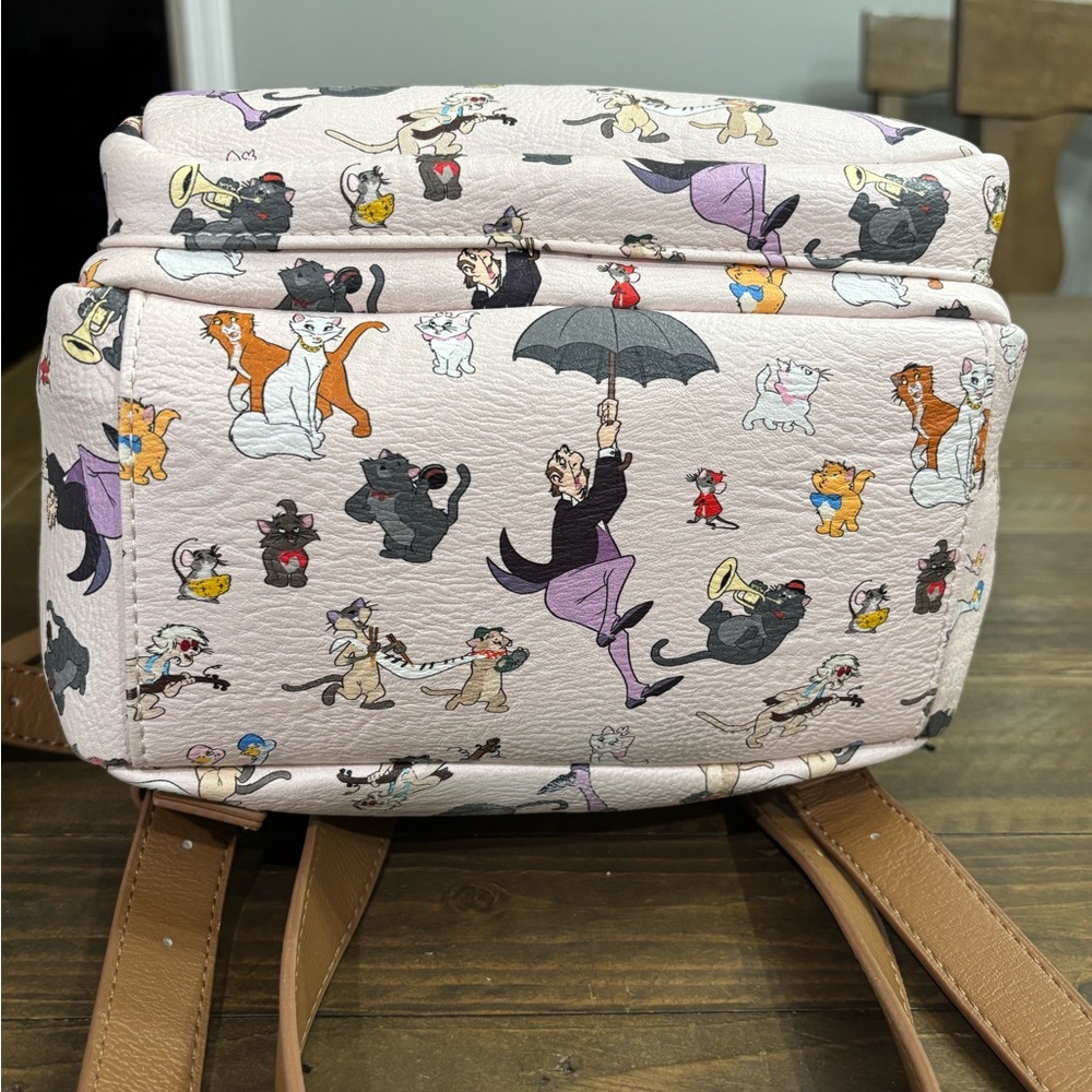 Loungefly Disney Aristocats All-Over Print Mini Backpack - Picture 5 of 11